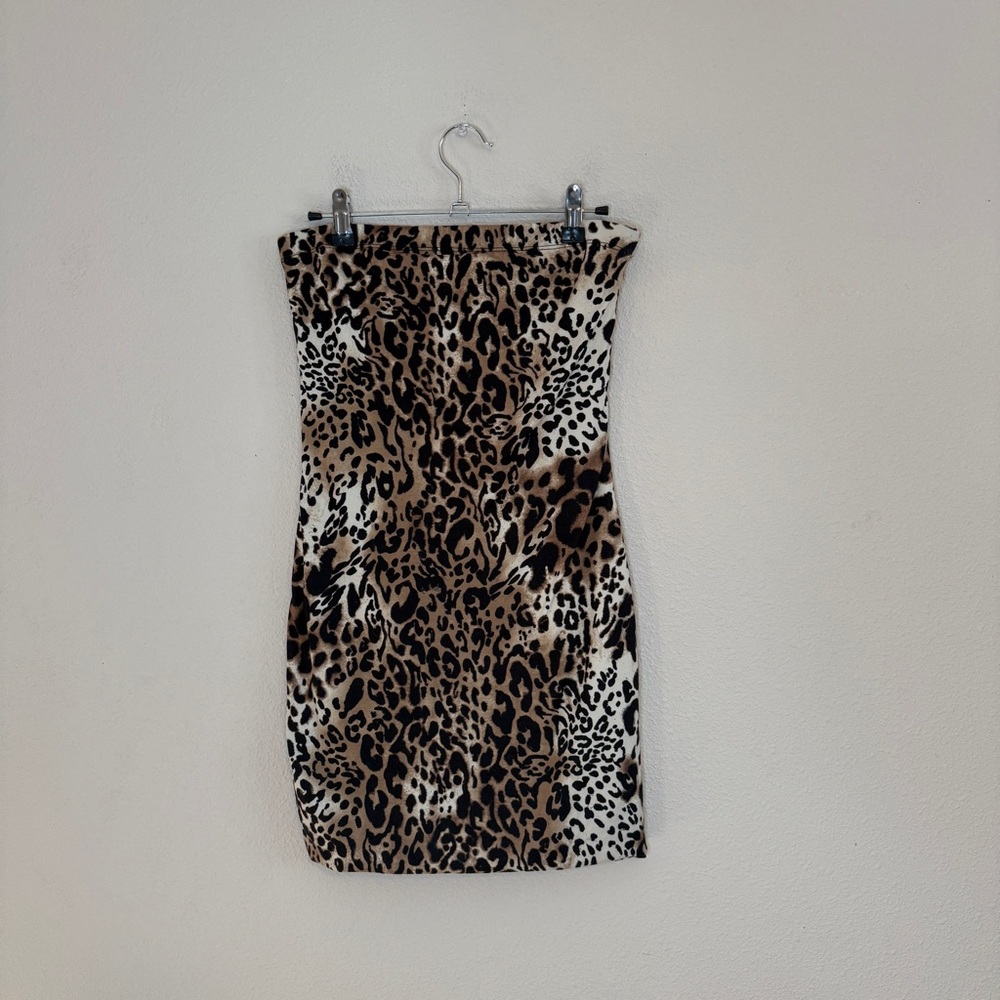 Better Be Leopard Print Strapless Top